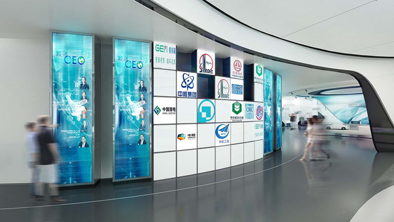 極簡白企業展廳出人意料! 極簡白企業展廳出人意料!