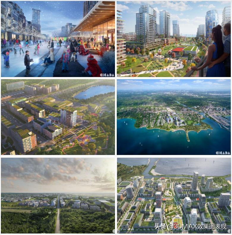 智慧房產大數據3D可視化系統（關于3DMAX效果圖表現）