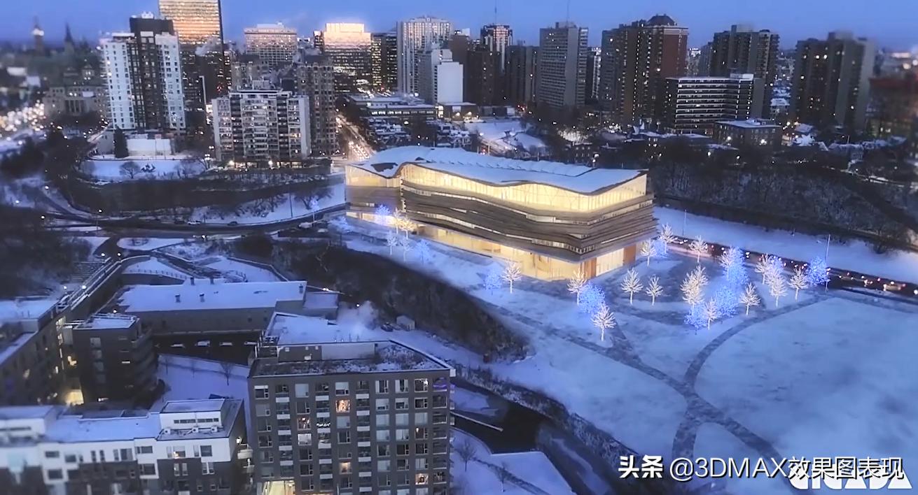 智慧房產大數據3D可視化系統（關于3DMAX效果圖表現）