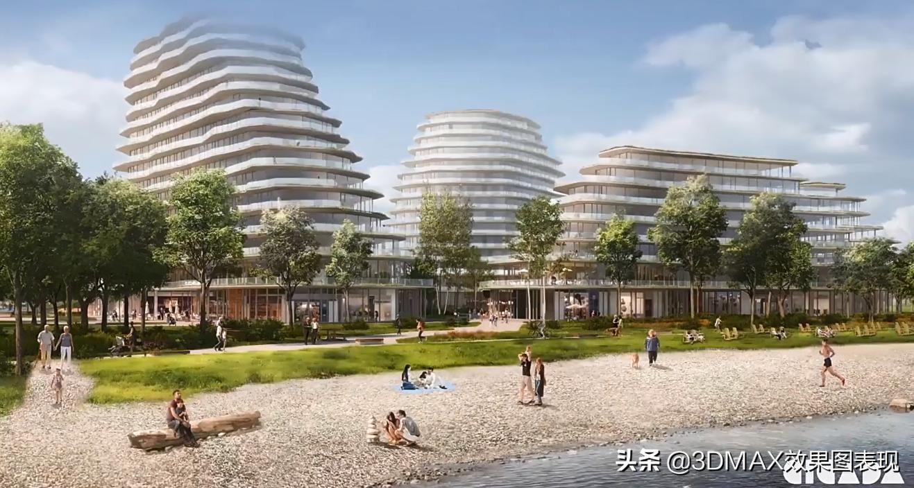 智慧房產大數據3D可視化系統（關于3DMAX效果圖表現）