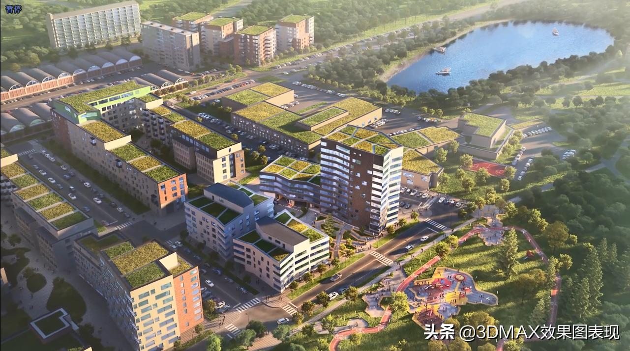 智慧房產大數據3D可視化系統（關于3DMAX效果圖表現）