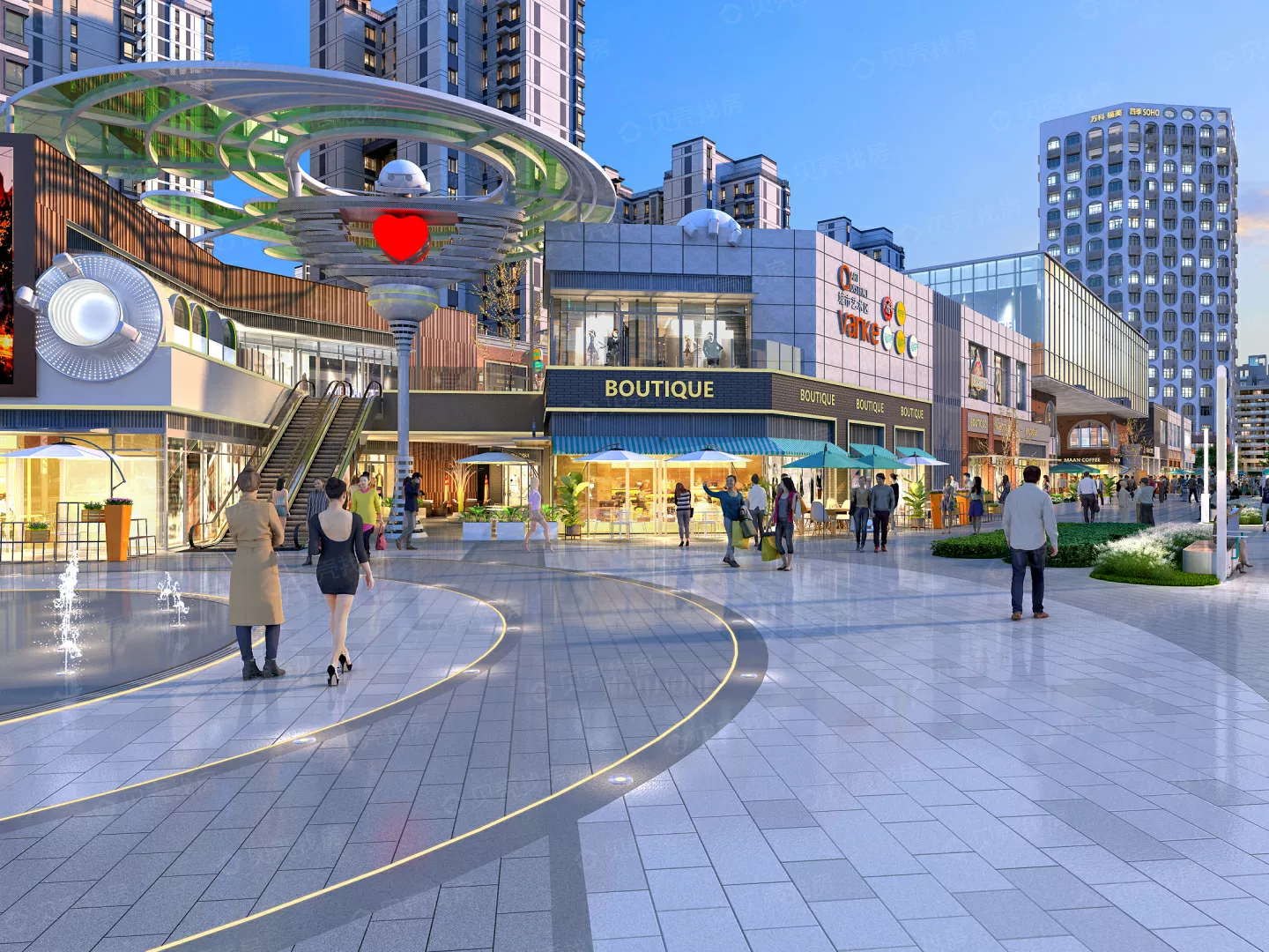 智慧化高新區(qū)生物產(chǎn)業(yè)園規(guī)劃圖（ 園區(qū)規(guī)劃的底層系統(tǒng)和人性化理念效率管理）